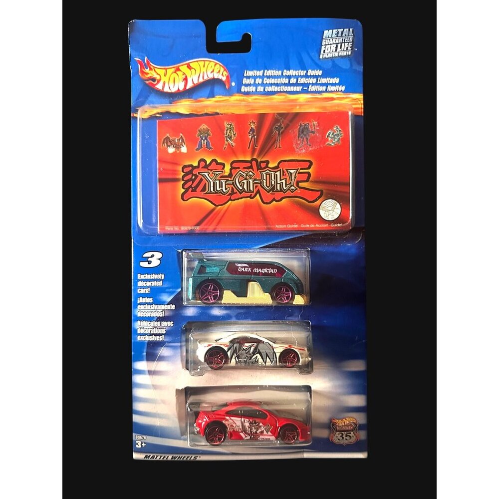 Hot Wheels Yu-Gi-Oh! Limited Edition Collector Guide 3-Pack Die-Cast Cars‎